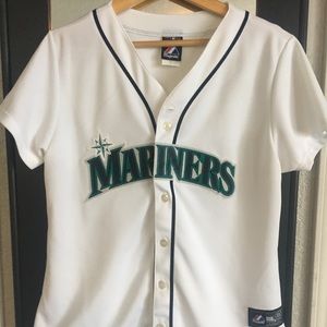 Mariners Baseball Jersey. Kids size Large.